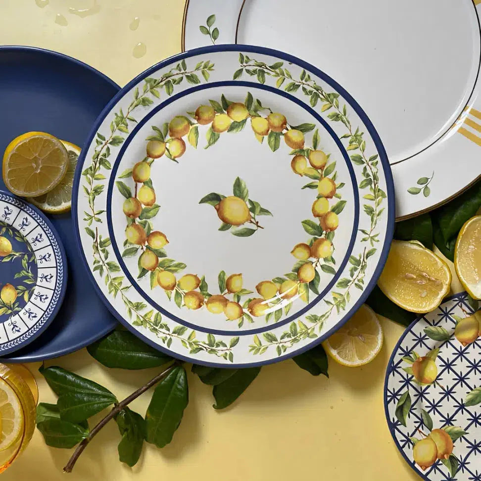 Aparelho de Jantar Cerâmica Limone 42 peças Alleanza