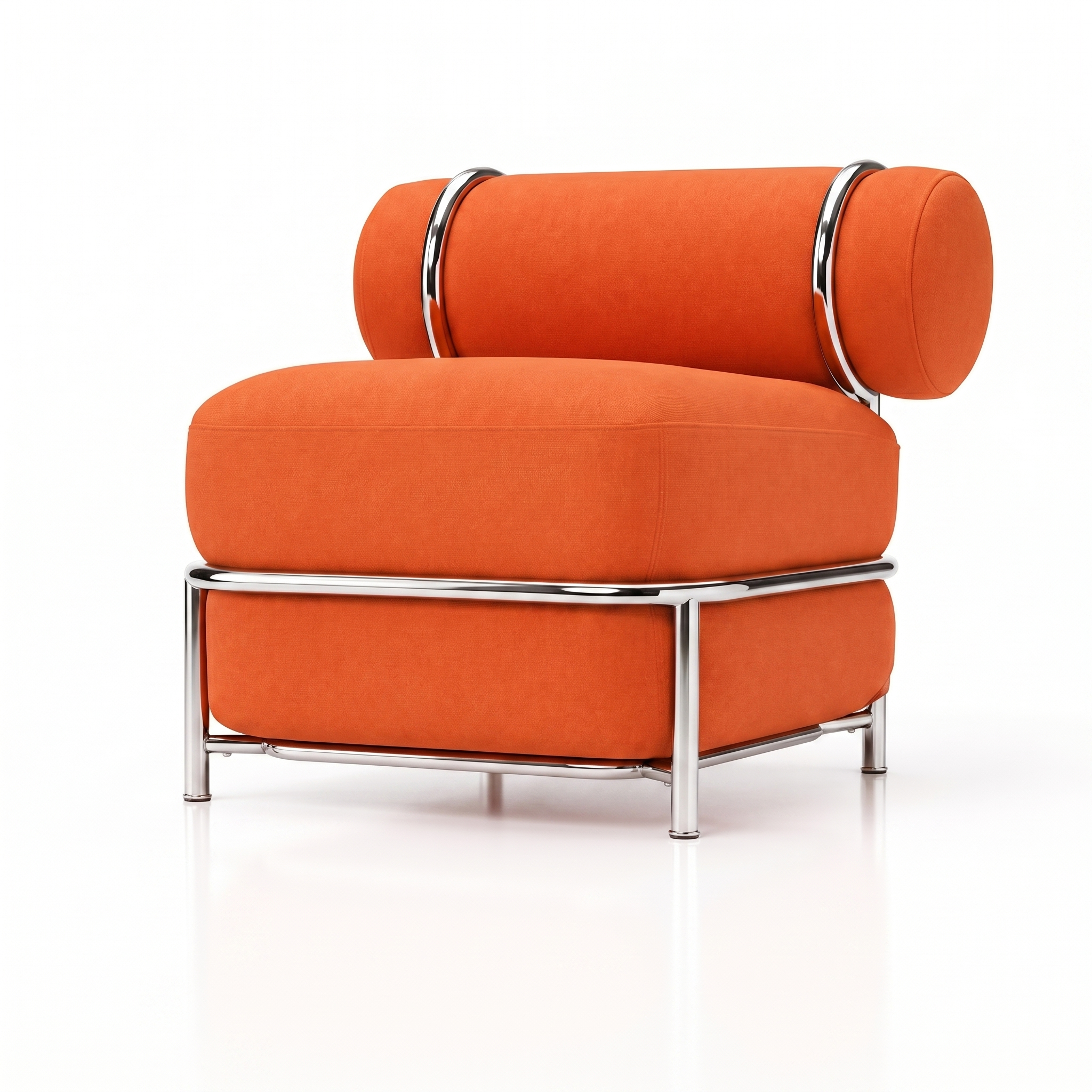 Poltrona Loop laranja terracota